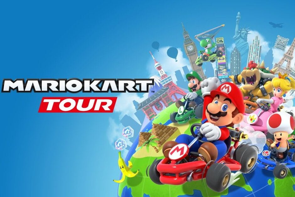 بازی Mario Kart Tour ماشین مسابقه